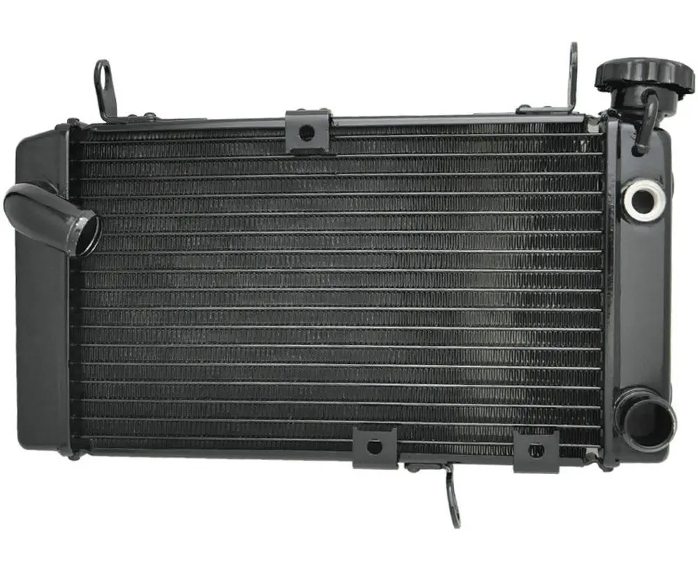 Radiator Only Алюминий Radiato+ силиконовый шланг для Suzuki SV650 SV650S SV 650 K1/K2 1999-2002 комплект 2000 2001 99 00 01 02 - Цвет: Radiator Only
