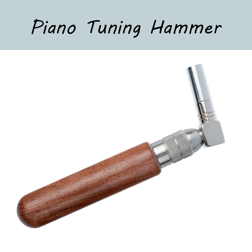 

Piano Tuning Hammer Octagon Core Stainless Steel Hammer Rosewood Handle Tuning Spanner Tool Piano Tools