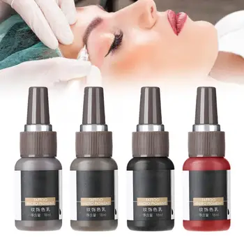 

18ml Semi-permanent Tattoo Pigment Plant Extract Eyebrow Eyeliner Lip Body Art Beauty Makeup Tattoo Ink Tattoo Supplies Tool