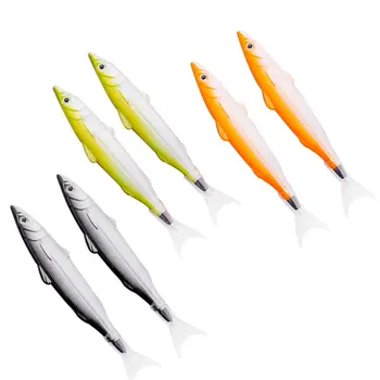

6pcs Ballpoint Pens Useful Portable Practical Students Stationery Fish Shape Ballpoint Pens Office Supplies for Students Childre