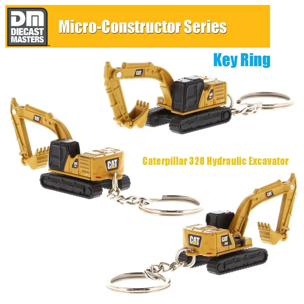 

Diecast Masters Micro-Constructor Series Cat-erpillar 320 Hydraulic Excavator Key Ring 85981