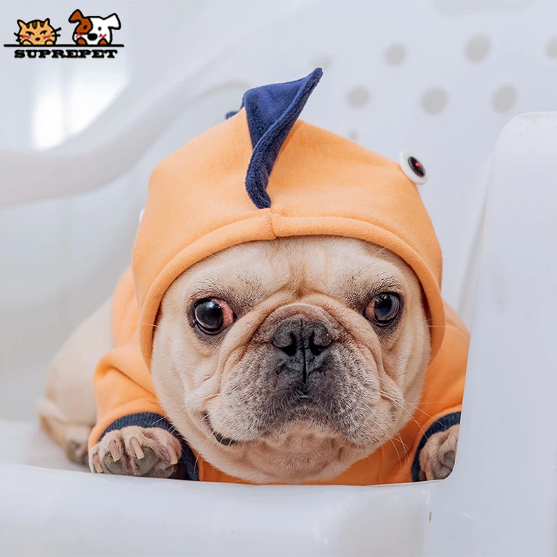 SUPREPET Одежда для собак Толстовка французская одежда бульдога толстовка с