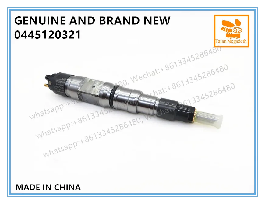 Подлинная и абсолютно новая дизельная Топливная форсунка COMMON RAIL 0445120321, 200V10100-6126, 0445120445