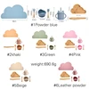 6pcs Baby Silicone Plate Spoon Set Baby Feeding Silicone Bowl  for kid Non-slip Bamboo Wood Dinner Plate Silicone Tableware 5