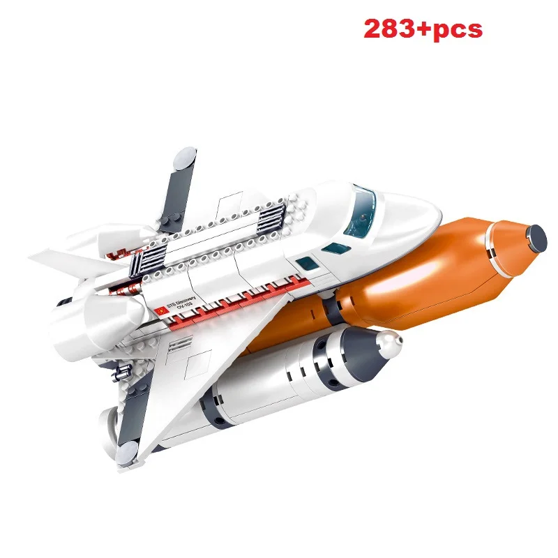 Ewellsold игрушки космическая станция Сатурн V ракета строительные блоки для детей городской челнок спутниковый астронавт рисунок кирпич