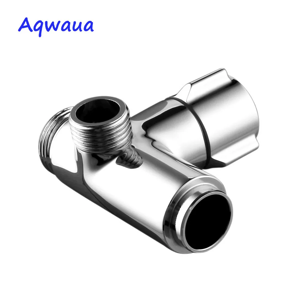 Aqwaua Shower Accessories Faucet Shower Diverter 3 Way Arm Diverter 3 Functions Mixer Brass Body Chrome Plated