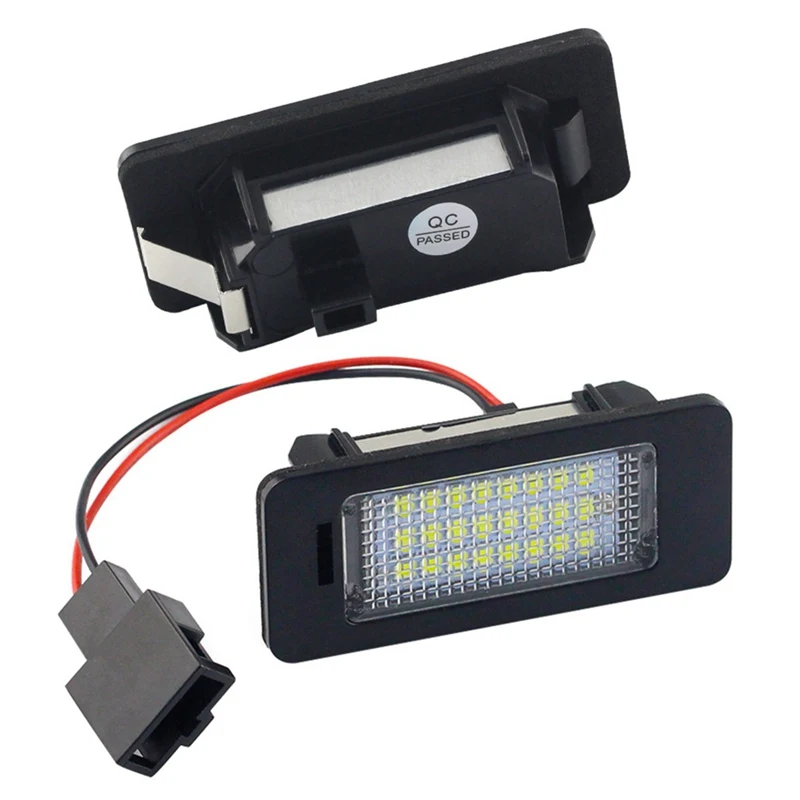 2 шт. Автомобильный свет номерного знака 24 SMD светодиодный комплект Подходит для Audi A7 Q5 TT
