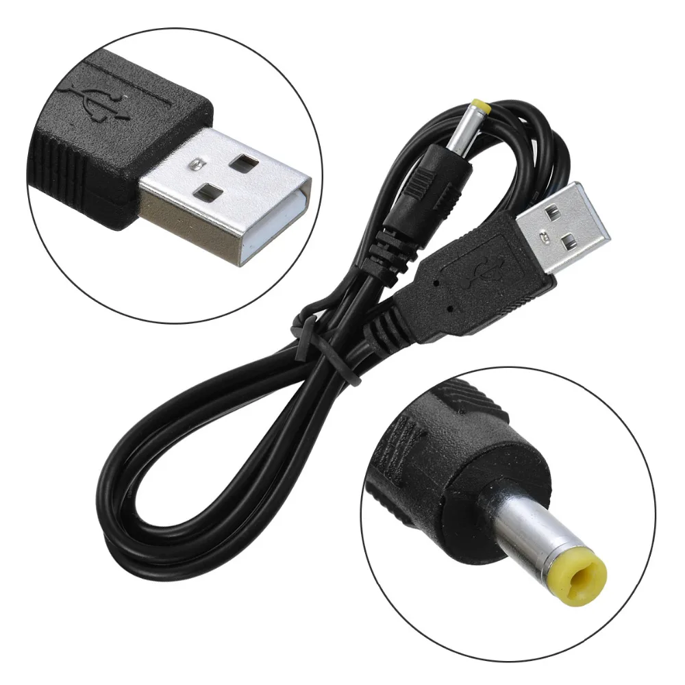 1 шт. 80 см USB кабель папа 4 0x1 7 мм DC 5 В 1A 0*1 мужской заряд питания для Sony PSP|Кабели VGA| |