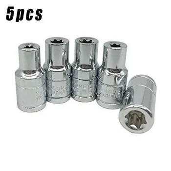 

5pc E Star Torx Socket Rail Female Star Parts Plum Socket Accessories Star Torx Female For E4 E5 E6 E7 E8
