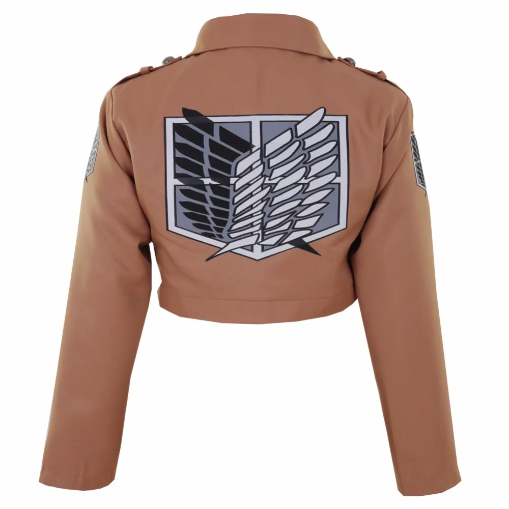 Anime Attack on Titan Jacket AOT Black Anime Version Shingeki no Kyojin