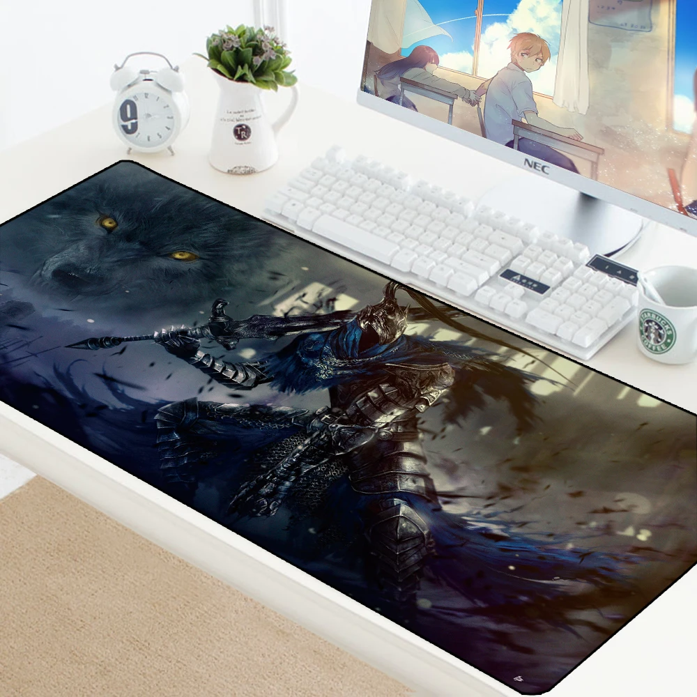 Dark Souls Mouse Pad to Mouse Computer Gaming Mousepad PC Gamer to Keyboard Mouse Desk Mat Large xl Mousepad for Laptop 70x30cm