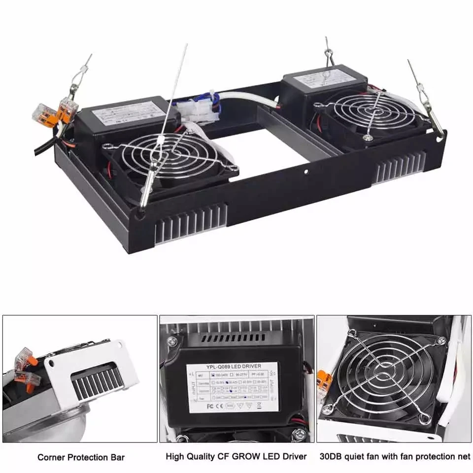 CXB3590 COB светодиодный Grow светильник полный спектр 100W 200W Citizen 1212 & CXB3070 "сделай