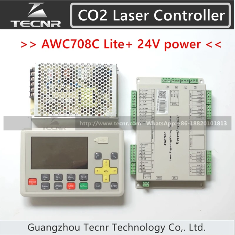 Система лазерного контроллера Trocen Anywells AWC708C Lite Co2 + импульсный источник питания