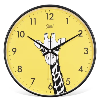 

Silent Cartoon Wall Watch Kids Room Modern Design Cute Quartz Wall Clocks Animal Vogue Montre Murale Children Watches AB50WC