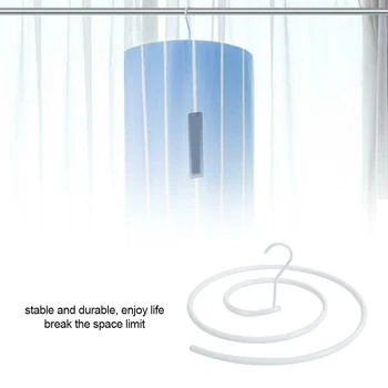 

Spiral Blanket Hanger Rotating Storage Rack Space Saver Drying Rack MU8669