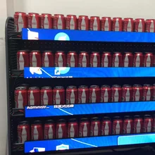 Ярлык для супермаркета рекламы Крытый p1.25 cob полка светодиодный экран дисплея