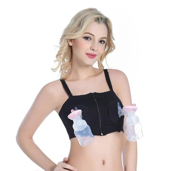 

Maternity Bra Cotton Bra For Nursing Push Up Hands Free Breast Pump Maternity Breast Feeding Bra Underwear Hot
