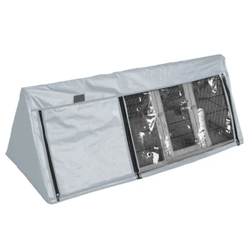 

Pet Triangular Rabbit Cage Waterproof Dust Cover Oxford Cloth Rabbit Hutch Covers J2Y
