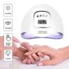 Secador de uñas LED para manicura, lámpara UV para curado de esmalte de uñas de Gel UV con pantalla LCD con sensor de movimiento, 114W/90W/54W ► Foto 3/6