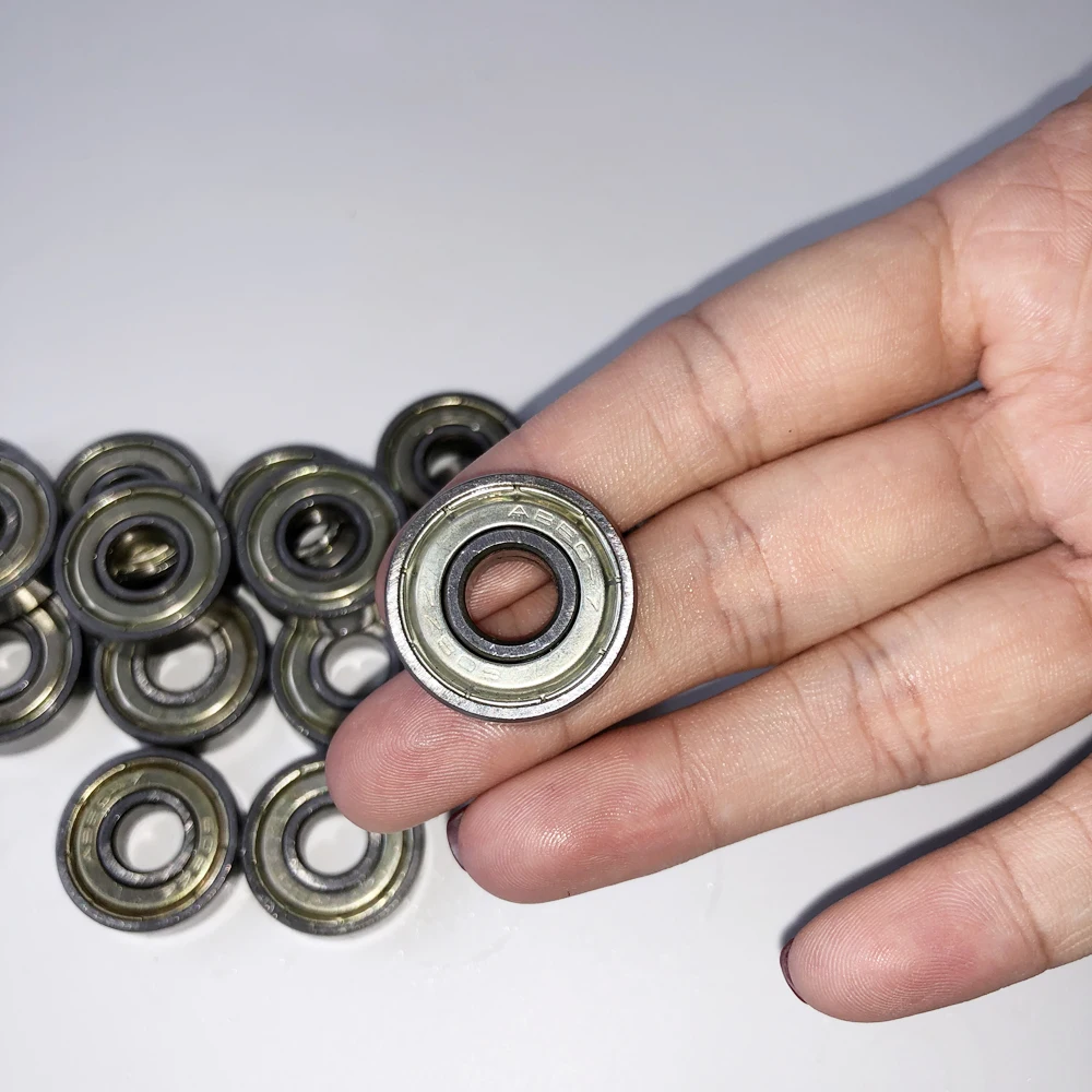 16pcs/set ABEC-7 Miniature Ball Radial Ball Bearings For Roller Skate Shoes Accessories 608zz