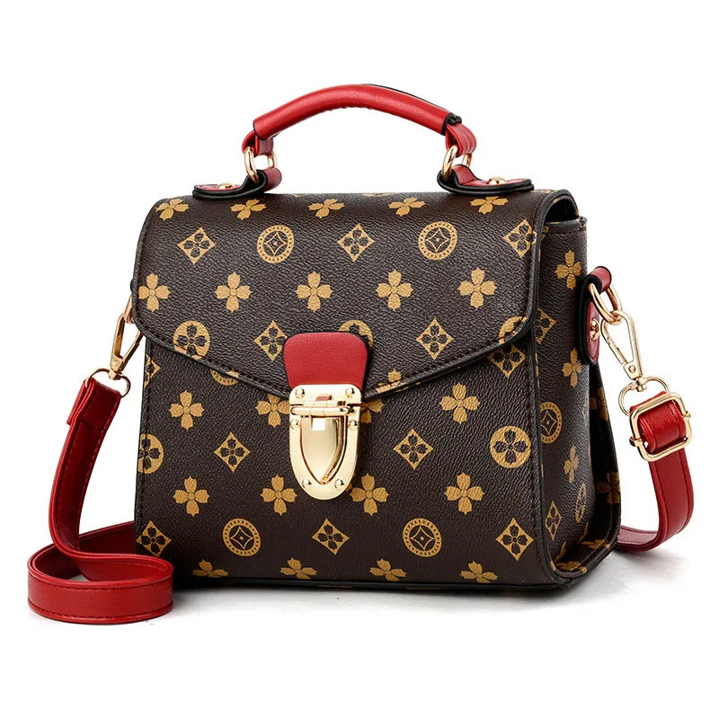 Coffee-Red Bolsos Mujer Bolsas Feminina женский дневной клатч на одно плечо сумка через плечо Маленькая дамская сумка с клапаном внутренний карман сумки-мессенджеры - Цвет: Coffee-Red
