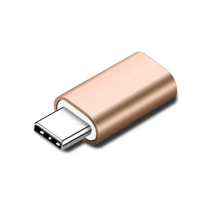 Золотой Для 8Pin освещения к USB C type-C кабель с переходником для зарядного устройства Зарядка для samsung S9 S8 Plus huawei P20 Pro mate 20 10 Lite - Цвет: Золотой