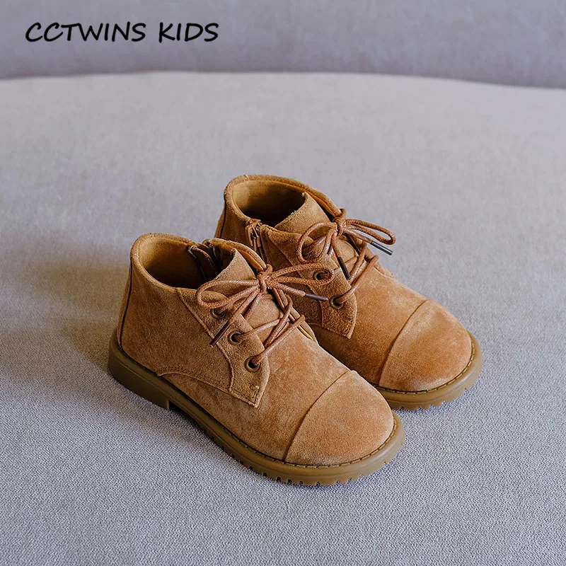 Цвет: желтый CCTWINS/детская обувь; коллекция года; сезон осень; Модные ботильоны для девочек; обувь из натуральной кожи для маленьких мальчиков; Детские Ботинки martin для малышей; MB159 - Цвет: Цвет: желтый