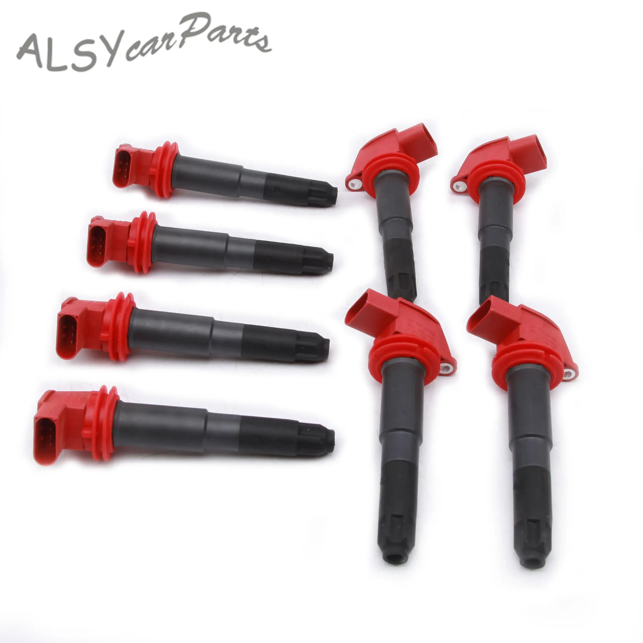 YIMIAOMO Red Ignition Systems Ignition Coil 8PCS For Cayenne Panamera 3