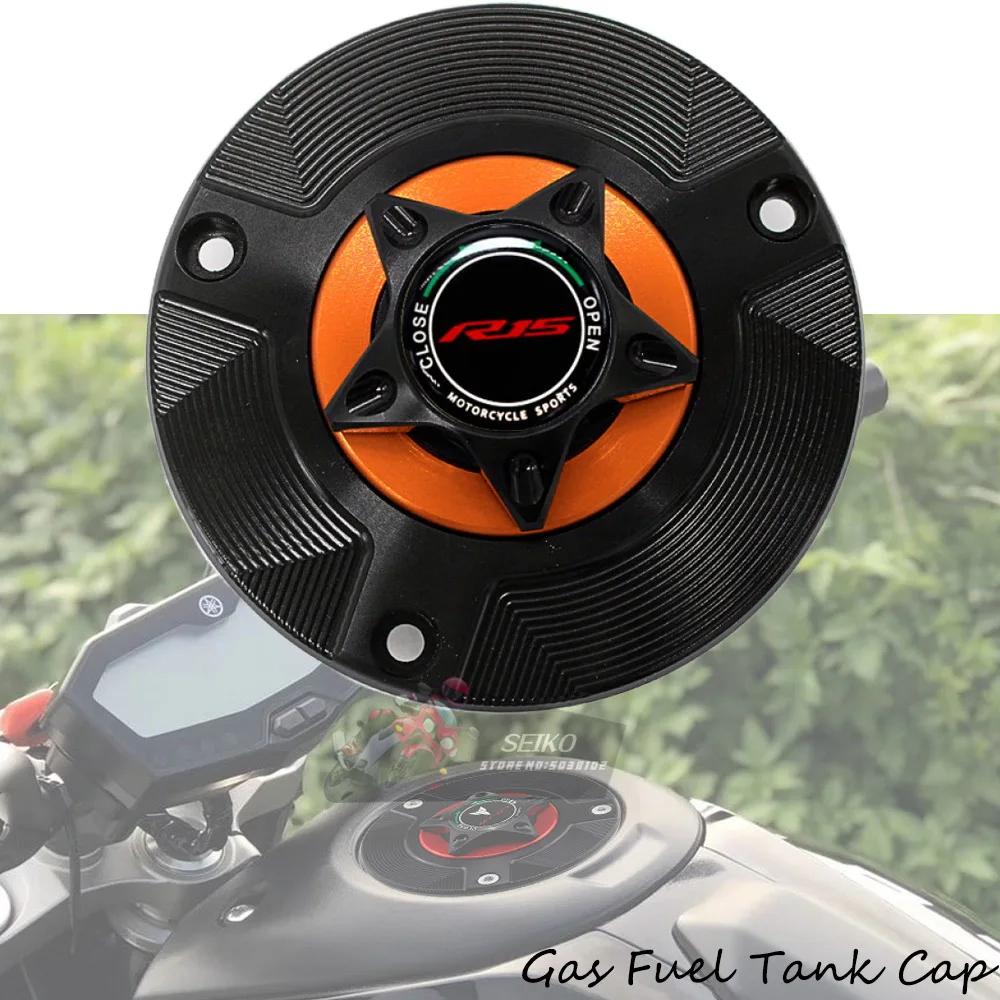 Логотип R15 аксессуары для мотоциклов крышка бензобака с ЧПУ алюминиевая YAMAHA YZF V3