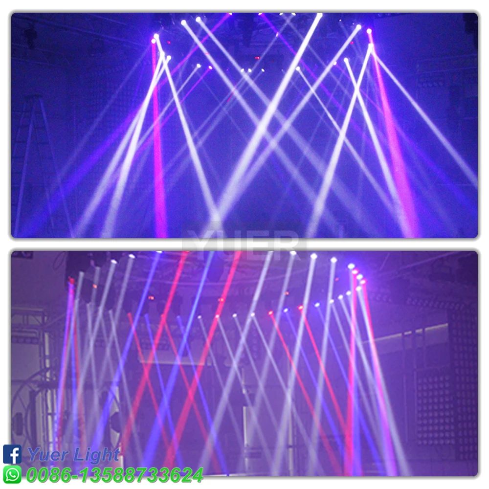 Testa Mobile LED Da 65W 4in1 RGBW – Faretto Con Sfera Magica, Striscia LED, Effetto Stelle, Telecomando DMX512, Per Discoteca, DJ, Matrimoni E Concerti