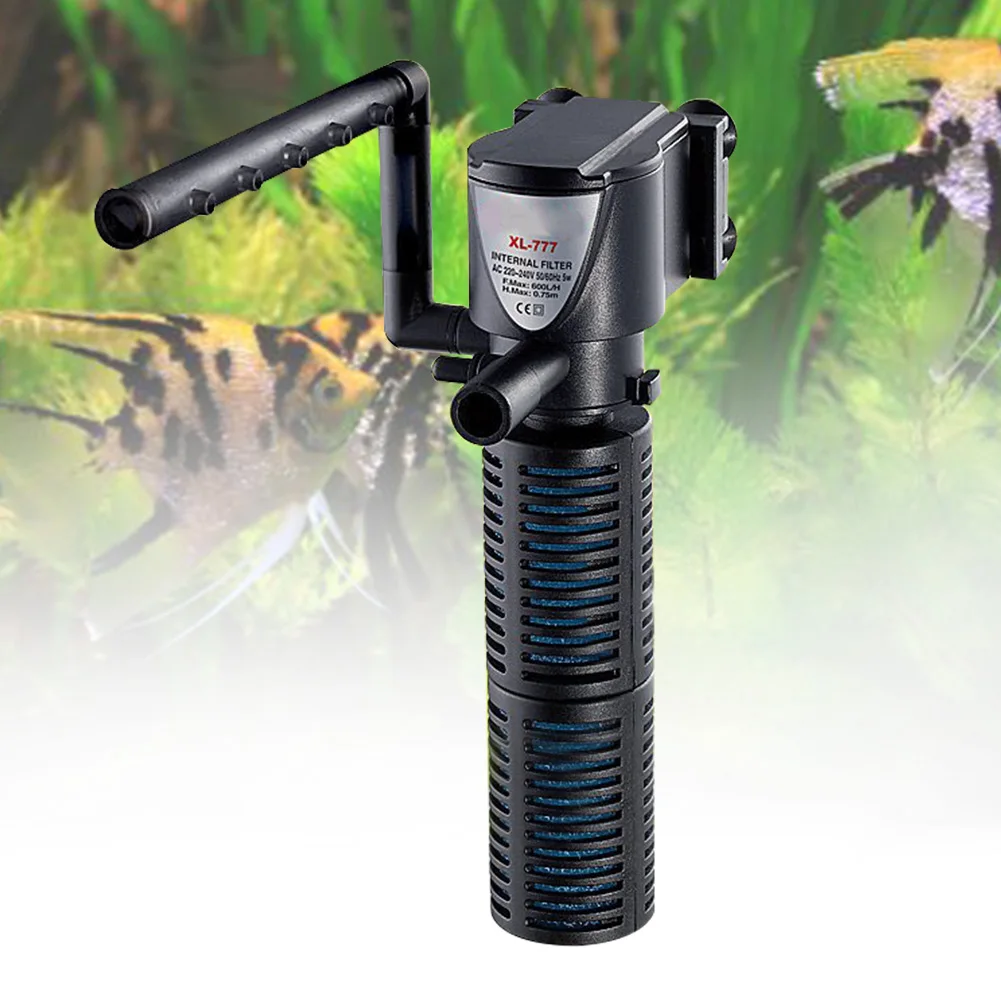 С присоской увеличение кислорода легко установить 3 в 1 погружные насосы очистки воды Мини энергосберегающий внутренний фильтр для аквариума