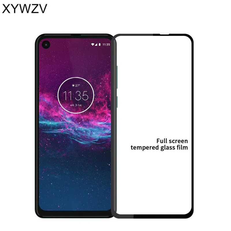 2 шт для Motorola One экшен стекло закаленное стекло для Moto One экшен Пленка Клей Full HD протектор экрана для Motorola One экшен