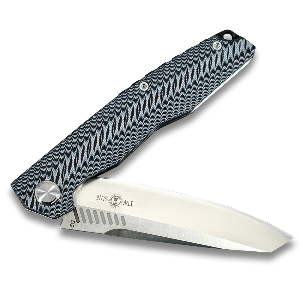 TWOSUN TS16 D2 лезвие складной нож карманный нож тактический нож ножи для выживания охотничий кемпинг открытый инструмент Флиппер шариковый подшипник