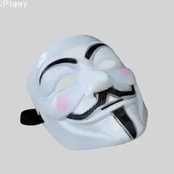 IPiggy, 1 шт./партия, Guy fawkes V Vendetta Team, розовый кровавый шрам, маски для носа, Карнавальная маска на Хэллоуин, крестины