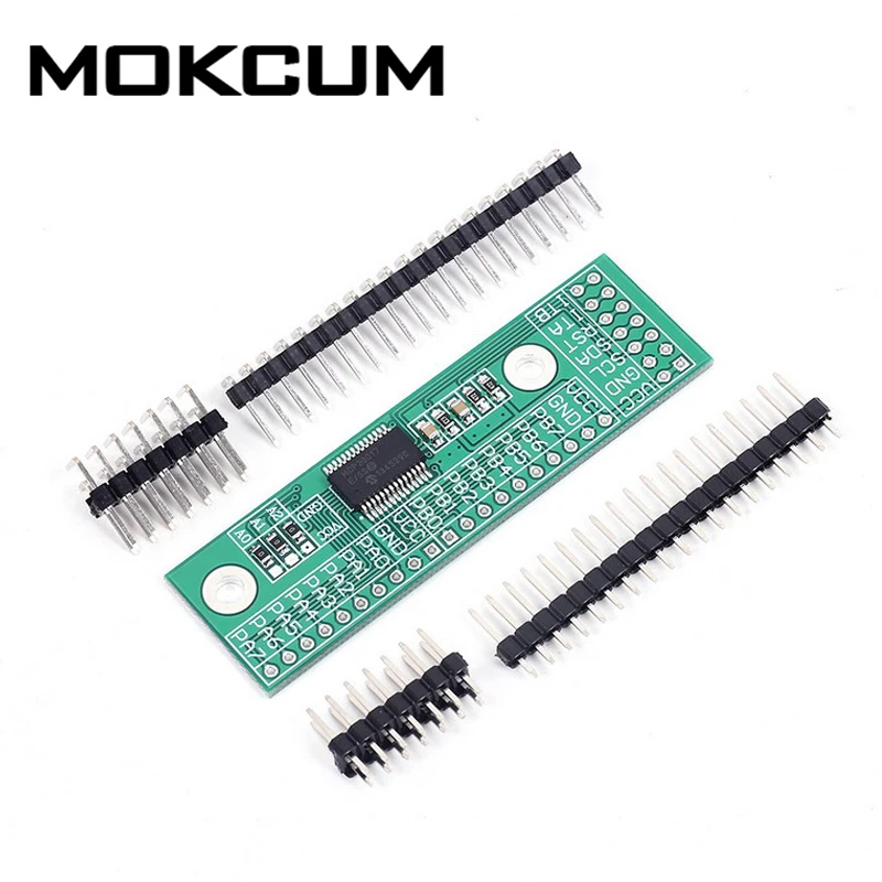 MCP23017 I2C интерфейс 16 бит ввода/вывода расширение модуль расширения штыревая