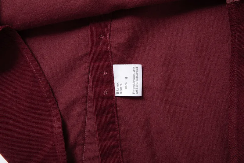 10XL 8XL 6xl осень/зима теплое качество хлопок вельвет с длинным рукавом Кнопка Воротник Смарт повседневные рубашки для мужчин удобные
