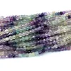 Veemake Fluorite Natural Necklace Bracelets Earrings Ring Gemstones DIY Faceted Irregular Cube Small Beads For Jewelry Making 4