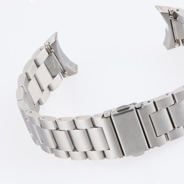 20mm Strap for Samsung Galaxy Watch 4 Classic 42mm 46mm Metal Bracelet for Samsung Watch4 Adapter Stainless Steel Watch Band