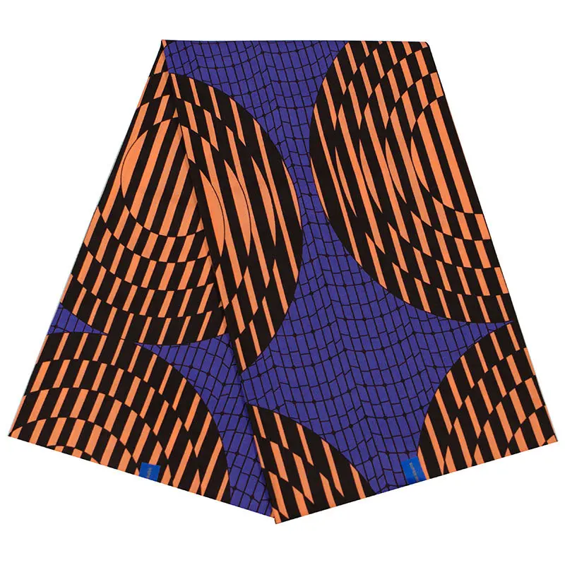 

African Fabric 100% Cotton 2019 New Arrivals African Nigeria Veritable Ankara Real Wax 6Yards\lot