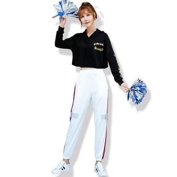 

Autumn New Style The Korean Version Jazz Costume Adult Hip-hop Modern Dance Loose Training Dance Costumes