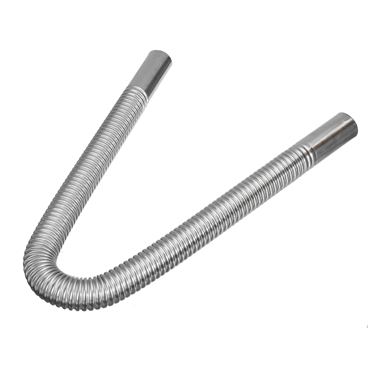 60cm Air Diesel Parking Heater Exhaust Pipe w/Muffler Silencer Stainless Steel Gas Vent Fuel Tank Hose Tube