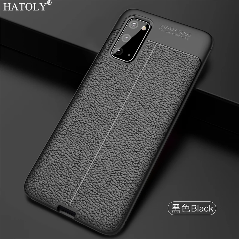 

For Samsung Galaxy S20 Case Cover Luxury Leather Soft Silicone Back Cover For Samsung S20 Phone Bumper Case For Samsung S20 Plus
