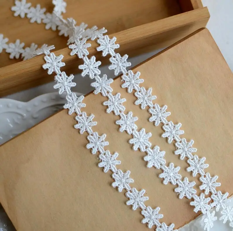 3 Meters Handmade Daisy Lace Trim 16mm Width DIY Garment Sewing Accessories