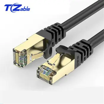 

Ethernet Cable Cat7 20M Black RJ45 Lan Round Cable RJ 45 Networking Wire Cat 7 0.5M 1M 1.5M 2M 3M 5M 10M 15M For Router Modem