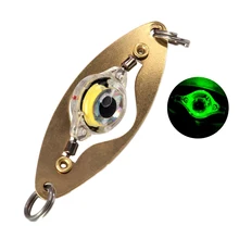 

Mini Fishing Lure Light LED Deep Drop Underwater Eye Shape Attracting Fish Lamp Fishing Bait Luminous Fish light Underwater Eye