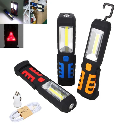 COB светодиодный магнитный 3 Вт рабочий светильник для гаража механика дома