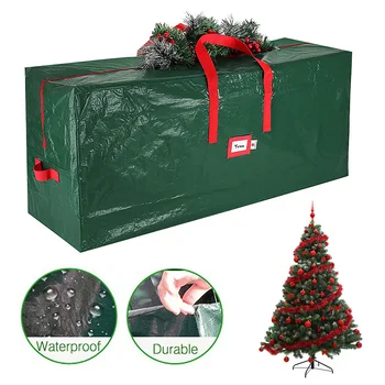 

Portable Oxford Xmas Tree Storage Bag With Handle Waterproof Storage Case Large Capacity Sundries Finishing Container