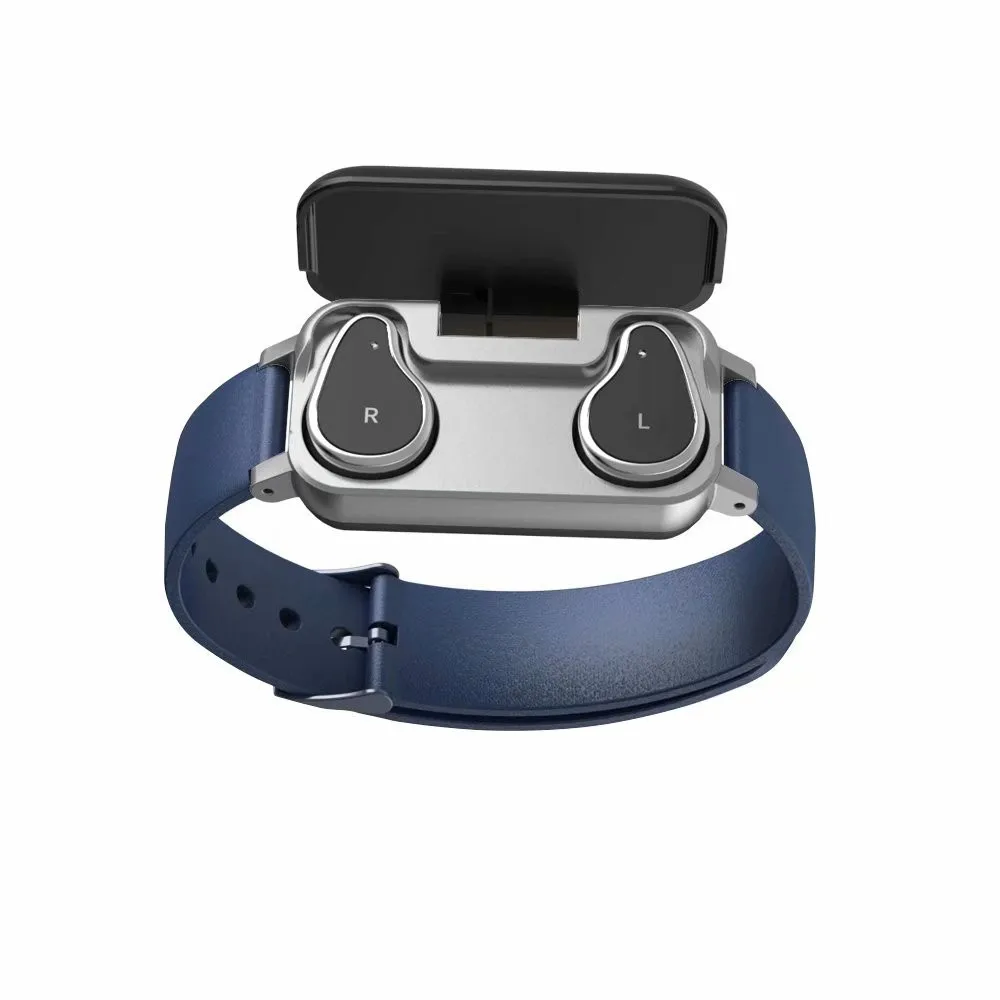 TWS Smart Binaural Bluetooth 5,0 наушники фитнес-браслет монитор сердечного ритма спортивный автоматизированный браслет повседневные водонепроницаемые часы