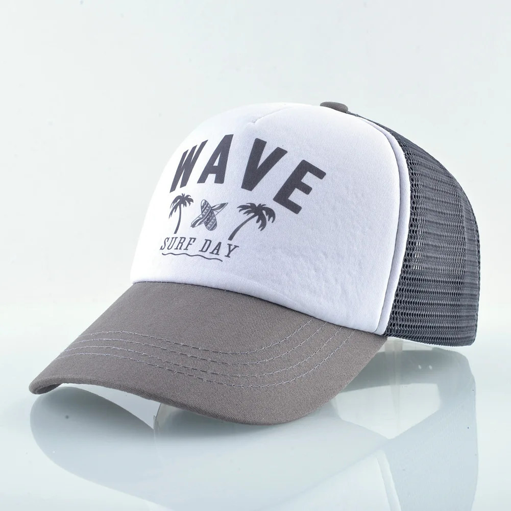 

Trucker Hat Hot Selling Baseball Cap Men and Women Printed Mesh Summer Sun Hat Lettered Hip Hop Cap