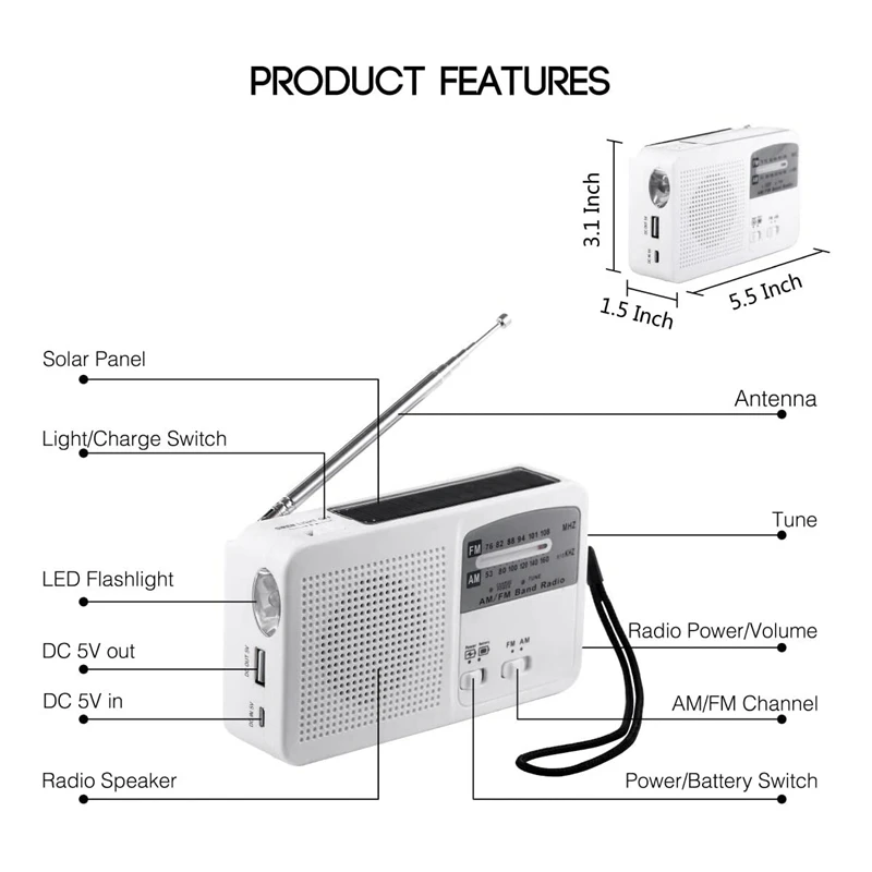߰ſ Ǹ   ¾  ũũ ü , ͸ USB  FM/AM  LED  ȭ 